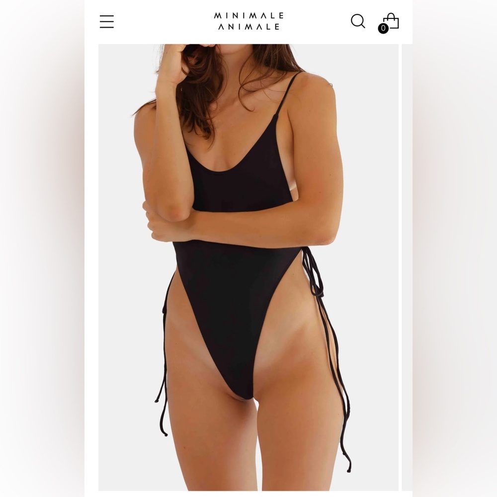Minimale Animale One Piece Black Swim